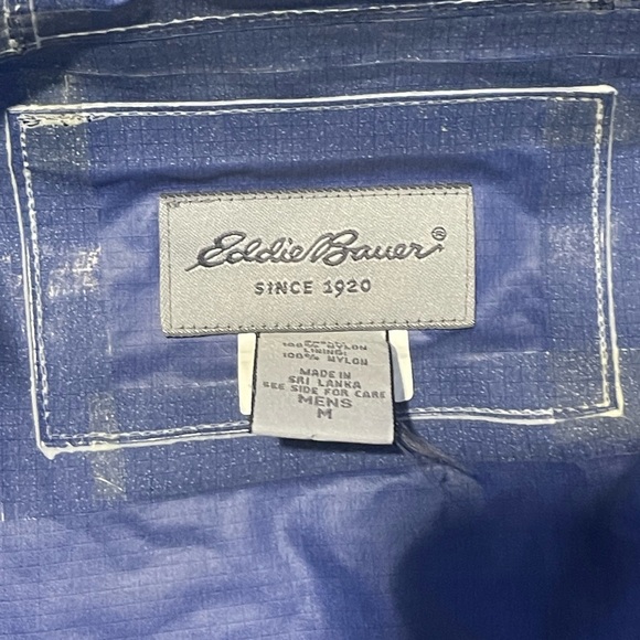 Eddie Bauer Men's Royal Blue Windbreaker size M - Picture 6 of 7